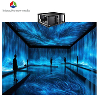 Proyector Láser para Ingeniería, 30000lm, Resolución 4K, Proyección Inmersiva, Fusión de Bordes, Altavoz Integrado para Grandes Espacios y Banquetes