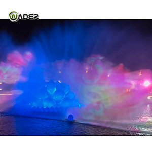 Al aire libre usando gráfico cortina de <span class=keywords><strong>agua</strong></span> película 3D holograma <span class=keywords><strong>agua</strong></span> pantalla fuente boquilla para proyección de película - Product Image 3