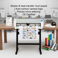 Système de positionnement visuel CCD avancé, reconnaissance automatique intelligente, machine de découpe de film vinyle, papier transfert thermique, PPF, traceur de découpe
