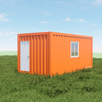 Maison conteneur modulaire détachable de luxe à faible coût, 20 pieds, 40 pieds, préfabriquée, portable, pour une vie nomade, type Tiny Home