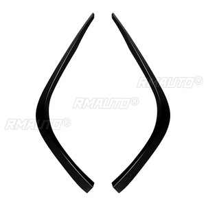 Cubierta de Parachoques Delantero Negro Brillante para Coche, Embellecedor de Rejilla para Faros Antiniebla, Compatible con Toyota Camry 8ª Generación 2018 2019 2020, Accesorios para Coche - Product Image 2