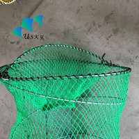 Trampas para Lingüido de Acuicultura, Nueva Zelanda, 80*150, Jaula para Cangrejos, Trampa para Langostas/Jaula para Peces con Resorte, 70*140cm, Jaula Resistente de Alambre de Acero Inoxidable para Bacalao
