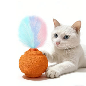 Jouet interactif pour chien à boule de saut intelligente USB, nouvelle version améliorée, entraînement automatique pour chien et <span class=keywords><strong>chat</strong></span>, jouet interactif à mouvement automatique - Product Image 1