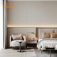 Juego de Muebles de Dormitorio de Hotel de Madera Moderna de Lujo, Hechos a Medida, para Proyectos de Resorts de 5 Estrellas