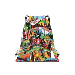 Factory Custom Logo Backpack Outdoor Sport Basketball Oxford Cloth <b>Drawstring</b> <b>Bag</b> - Product Image 1