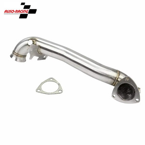 Tuyau d'échappement en acier inoxydable Auso-Racing pour Mini Cooper R55 R56 R57 R58 R59 R60 R61 1.6T Turbo 07-16, tuyau droit - Product Image 1