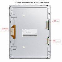 Écran industriel 12,1 pouces XGA IPS LCD 1024x768 1000 Nits LVDS 20 PIN 1:1 de remplacement pour Mitsubishi AA121XG AUO G121XN Tianma