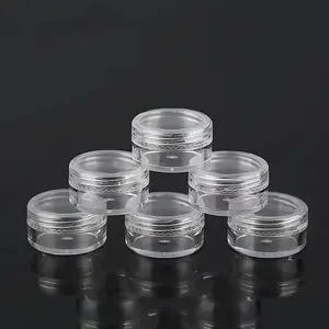 3ml 5ml 10ml Small Plastic Cosmetics Jars With Lids