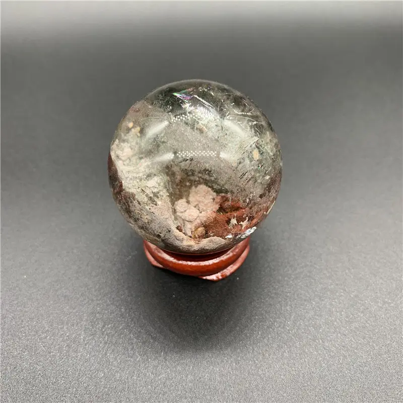 Esfera de cuarzo Natural para jardín bola de cristal de cuarzo para decoraciones del hogar, piedras curativas, regalos únicos