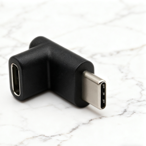 محول USB 3.1 نوع C جديد بزاوية 90 درجة من ذكر إلى أنثى، محول شحن USB C للهواتف المحمولة والأجهزة اللوحية وأجهزة الكمبيوتر المحمولة مع مخرج تيار مستمر - Product Image 3