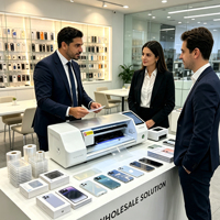 Machine de découpe de films hydrogel commerciaux avec contrôle par application, conception intelligente et portable pour les ateliers de réparation de téléphones portables et d'appareils photo