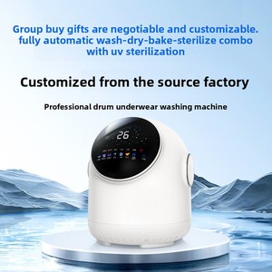 Lave-linge entièrement automatique <span class=keywords><strong>à</strong></span> chargement frontal pour sous-vêtements, petit format, haute température, désinfection par ébullition, stérilisation, séchage, mini - Product Image 5