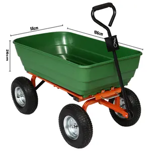 Jineshun-carrito de basura de poliester, herramienta de patio al aire libre, TC2145S 50L