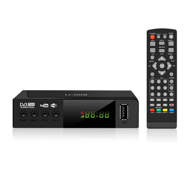 Wholesale Price Shenzhen 168mm Size Dvb-t2 Digital Tv Set-top Box DVB T2 Set Top Box