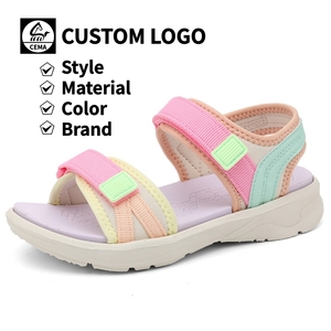 Sandales de plage Cema de haute qualité en gros, nouvelles sandales d'été tendance pour filles, chaussures plates de sport en EVA rose nude pour l'extérieur 2026 à bas prix - Product Image 1