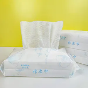 Khăn Mặt 100% Cotton Ướt Và Khô Cho Bé An Toàn Không Làm Tổn Thương Da Khăn Không Dệt Mềm Mại Và Thân Thiện Với Môi Trường