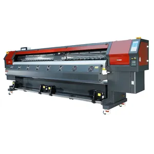 Impresora solvente ecológica para uso en exteriores, banner de inyección de tinta grande de 3,2 M, 1,8 M, dx5, dx7, 4720