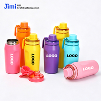 Bouteille d'eau de sport personnalisée avec logo OEM, avec poignée, anti-fuite, portable, réutilisable, pour la salle de sport, la remise en forme, l'extérieur