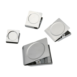 Clip magnétique carré en métal pour bureau, porte-notes multifonctionnel, aimant pour réfrigérateur, pour l'organisation du bureau, rappel, vente en gros - Product Image 1