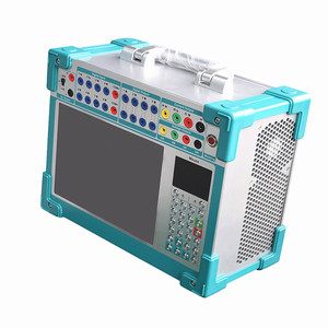 เครื่องทดสอบรีเลย์ฉีดไฟฟ้ารองแบบสามเฟส 110V (1A) - 220V (0.6A) ใช้งานง่ายและรวดเร็ว สีฟ้า - Product Image 3