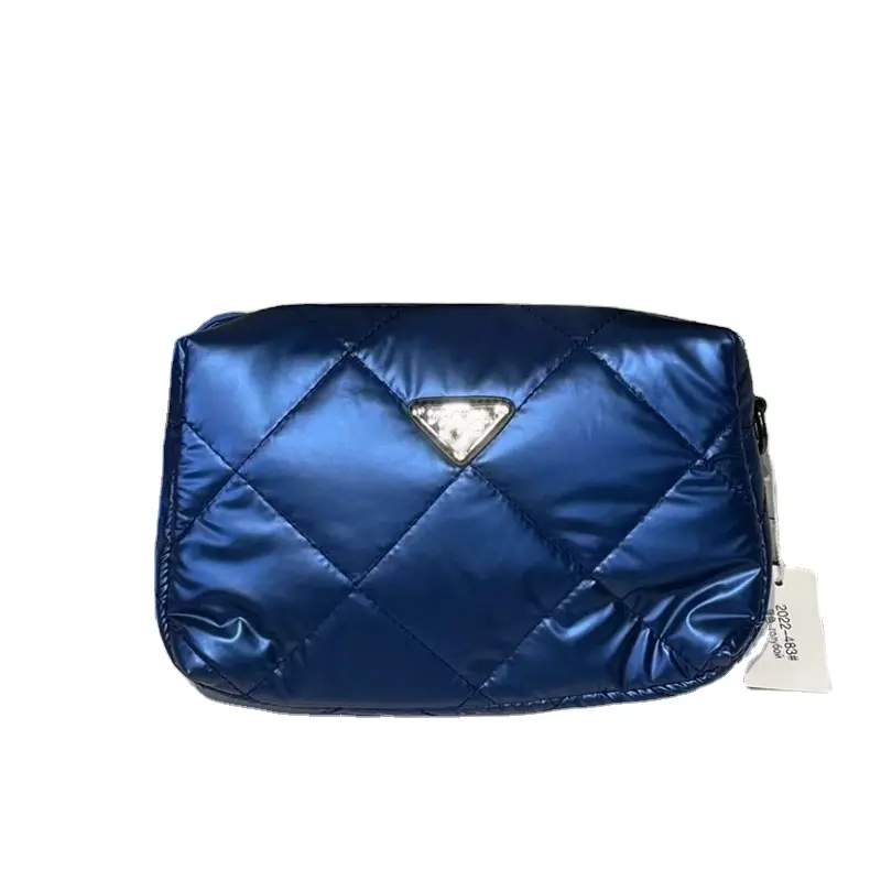 Lujo mujer moda acolchado Puffer nombre esponjoso marca Pra monederos bolso de hombro bolso hinchado para damas