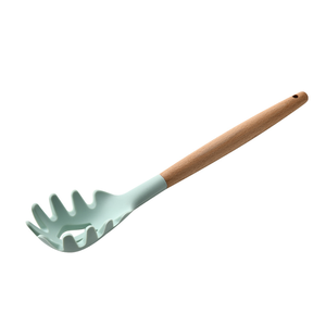 Vente en gros de poignées en bois résistant à la chaleur accessoires de <span class=keywords><strong>cuisine</strong></span> en <span class=keywords><strong>silicone</strong></span> sans BPA outil de <span class=keywords><strong>cuisine</strong></span> ustensiles de <span class=keywords><strong>cuisine</strong></span> cuillère <span class=keywords><strong>spatule</strong></span> - Product Image 5