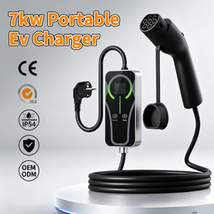 Nueva Estación de Carga para Vehículos Eléctricos AC, 32A Tipo 2, Rápida y Portátil, IP54, Control por Aplicación, 7kW, 200-220V, Cable de 5M, 3 Años de Garantía, Color Personalizable - Product Image 2
