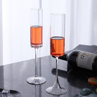 Verres à vin rouge ou à champagne pas chers, gobelets debout, flûtes à champagne, ensemble de verres pour mariage et fête