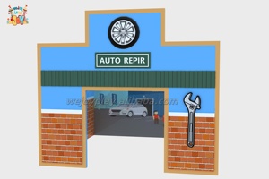 Wejoy Offre Spéciale petite <span class=keywords><strong>ville</strong></span> jeu jeu de rôle Station intérieur Auto Shop Play House nourrissons jouer centre de divertissement pour les enfants - Product Image 2