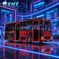 Simulateur de jeu VR dynamique GHOST BUS OEM d'usine, équipement de réalité virtuelle multi-effets sensoriels pour les centres commerciaux