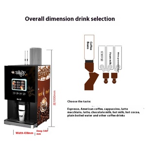 Máquina Expendedora de Café Comercial de Escritorio Totalmente Automática, Pequeña, para Bebidas, con Código QR, Autoservicio, Función SDK - Product Image 3