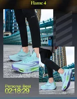Chaussures de course de luxe avec plaque en carbone, spécialisées pour le marathon, respirantes et légères pour hommes, baskets athlétiques confortables pour femmes