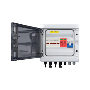 Caja Combinadora Fotovoltaica de 215x100x210mm, Dos Entradas y Una Salida, DC500V, Caja de Distribución Solar, Carcasa Impermeable IP65 con Protección Contra Sobretensiones - Product Image 1