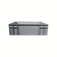 Récipient à plateau multi-usages Euro Logistics 600x400mm Boîte de retournement en plastique utilisée dans les caisses en plastique des usines de volaille et de viande