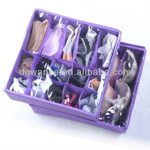 Drawer Fabric Foldable Cabinet Closet Organizers <strong>Ties</strong> Sock Underwear Organizer Dividers <strong>Storage</strong> <strong>Boxes</strong> for Socks Underwear - Product Image 5