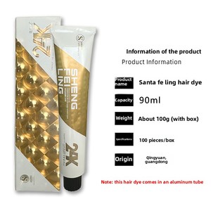 Tinta per <span class=keywords><strong>Capelli</strong></span> Semipermanente JiaYing Organica Senza Ammoniaca di Alta Qualità per Uso Professionale, Colore Singolo Copre i <span class=keywords><strong>Capelli</strong></span> Grigi Multi-Tono - Product Image 3