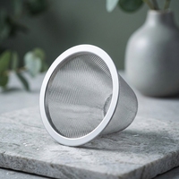 UJ-TI016  Passoire à thé en acier inoxydable de 7,5 cm de diamètre, infuseur à thé en maille