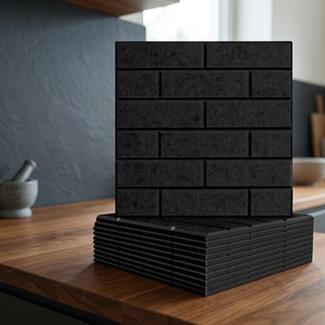 Modern Design 3D <b>Model</b> Design Eco-Friendly Polyester Self-Adhesive Acoustic Wall Panels for Sound Proofing Recording Studio - Product Image 4