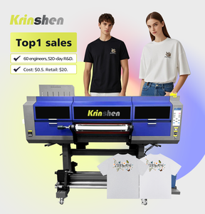 Krinshen Multifunctional <b>All</b> <b>in</b> <b>One</b> Uv Dtf <b>Printer</b> Rapid UV DTF 3d Embroidery <b>Printer</b> for Textile Uv Dtf <b>Printer</b> Machine - Product Image 1