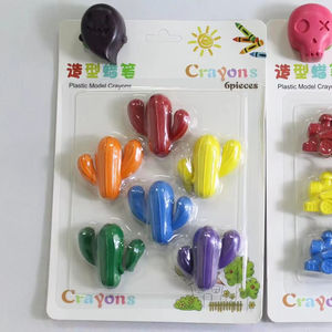 Ensemble de crayons faits à la main écologiques en forme de <span class=keywords><strong>cactus</strong></span> Cadeau de papeterie pour enfants fantaisie - Product Image 1