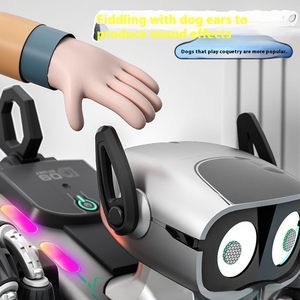 Electronic Induction Light &amp; Music <strong>Toy</strong> <strong>Robot</strong> for Dogs <strong>Remote</strong> <strong>Control</strong> Mechanical Stunt Plastic Dog <strong>Toy</strong> - Product Image 3