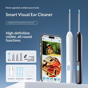 <span class=keywords><strong>Otoscope</strong></span> <span class=keywords><strong>professionnel</strong></span> pour le nettoyage visuel des oreilles V87pro, caméra WiFi 1080P, outil d'élimination du cérumen pour la maison et la clinique, en acier inoxydable - Product Image 1