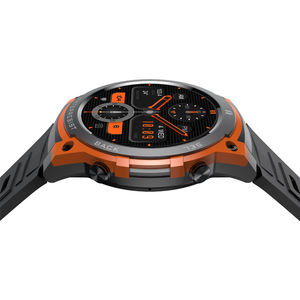 Montre connectée AMOLED DM55 avec appels Bluetooth, surveillance de l'oxygène sanguin, bracelet en caoutchouc pour hommes, fitness en plein air, répondre aux appels, écran tactile - Product Image 4