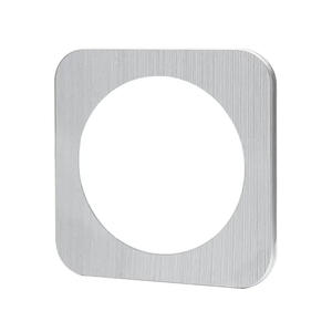 Placca da parete in alluminio argentato, 3 chiavi, ideale per installazioni elettriche e distribuzione di energia in spazi - Product Image 1