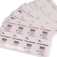 Étiquette personnalisée de luxe en feuille d'or/argent/rose, estampage à chaud, code-barres, écologique, pour emballage de produits, étiquette pré-imprimée, imperméable