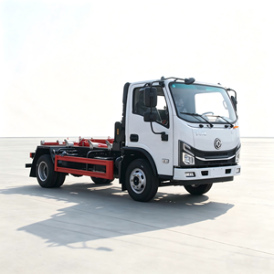 Africa & South America Market 4x2 Dongfeng Huashen V3 Detachable <b>Bin</b> Garbage Truck Heavy Hydraulic Hook Lift Truck For Export - Product Image 1