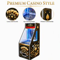 Machine de jeu d'arcade de luxe populaire aux États-Unis, à monnayeur, avec fonction de poussée de jetons et de jeu de bonus, pour centre de jeux à fort rendement