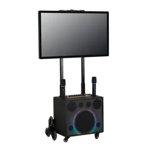 PartyCube-altavoz inalámbrico para compartir Bluetooth, con efecto de sonido Hifi KTV pantalla grande, altavoces de 110W, altavoz de baile para estudio