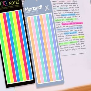 Bloc-notes autocollants en papier de la série de couleurs Morandi, 160 pièces/paquet, pour enfants, école, bureau, bloc-notes N Times - Product Image 3
