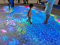 Lantai Dansa LED Panel Layar LED P3.91 Full Color Indoor Interaktif Layar LED/Layar LED